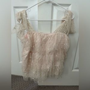 TULLE TOP